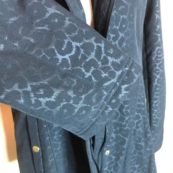 ❤️Jaclyn Smith black leopard print coat - Picture 4 of 9